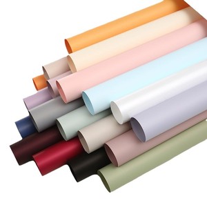 Estilo coreano Color sólido Primer amor Elegante recubierto <span class=keywords><strong>de</strong></span> papel impermeable Macaron Ramo <span class=keywords><strong>de</strong></span> flores Papel <span class=keywords><strong>de</strong></span> regalo Material <span class=keywords><strong>de</strong></span> envoltura <span class=keywords><strong>de</strong></span> regalo - Product Image 5