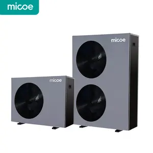 Micoe OEM Schlussverkauf 16 kW WLAN-Steuerung Edelstahl Luftheizung Kühlung Heißwasserbereiter R32 Monoblock-Wärmepumpe für Haus