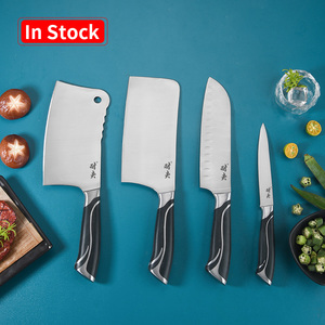 <span class=keywords><strong>Set</strong></span> di coltelli forgiati fatti a mano OEM Factory cinese mannaia da cucina per tagliare le ossa tagliere coltello antiaderente Santoku per il riscaldamento domestico - Product Image 2