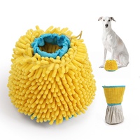 Laveuse de pattes de chien à double fonction portable-Nettoyeur de pieds ergonomique pour animaux de compagnie avec fonction de séchage rapide