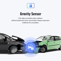 Harga pabrik ADAS 1080P kamera dasbor mobil sudut lebar 130 derajat kamera dvr mobil penuh perekam kamera kecil untuk kamera dasbor mobil Tuang kendaraan