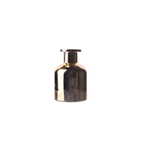 Bouteille de diffuseur de parfum en verre de roseau Bouteille de diffuseur en verre coloré par galvanoplastie personnalisée en gros