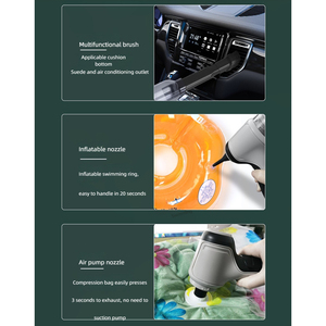 Puissant aspirateur à main sans fil 9000pa <span class=keywords><strong>appareil</strong></span> portable rechargeable pour le nettoyage de la voiture à la maison comprend une fonction de <span class=keywords><strong>d</strong></span>époussiérage <span class=keywords><strong>d</strong></span>'<span class=keywords><strong>air</strong></span> - Product Image 3