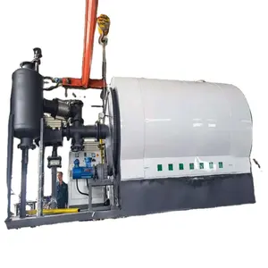 Máquina de pirólisis para reciclaje de residuos de plástico, tecnología verde, pequeña o grande