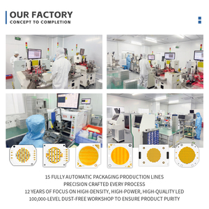 Dc24v 4A/6.2A 200W <span class=keywords><strong>bi</strong></span>-màu COB <span class=keywords><strong>LED</strong></span> 3538 kép CCT 100W + 100W /200W + 200W 2700K 6500K cao CRI 95 COB <span class=keywords><strong>LED</strong></span> chip cho chiếu sáng phim - Product Image 5