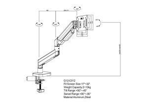 Mount Single Monitor Stand <strong>Bracket</strong> - Product Image 5