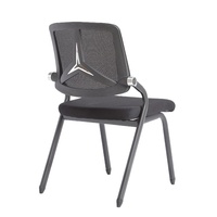 Chaise de salle de réunion en maille Offre Spéciale chaises de conférence ergonomiques sans bras pour la formation