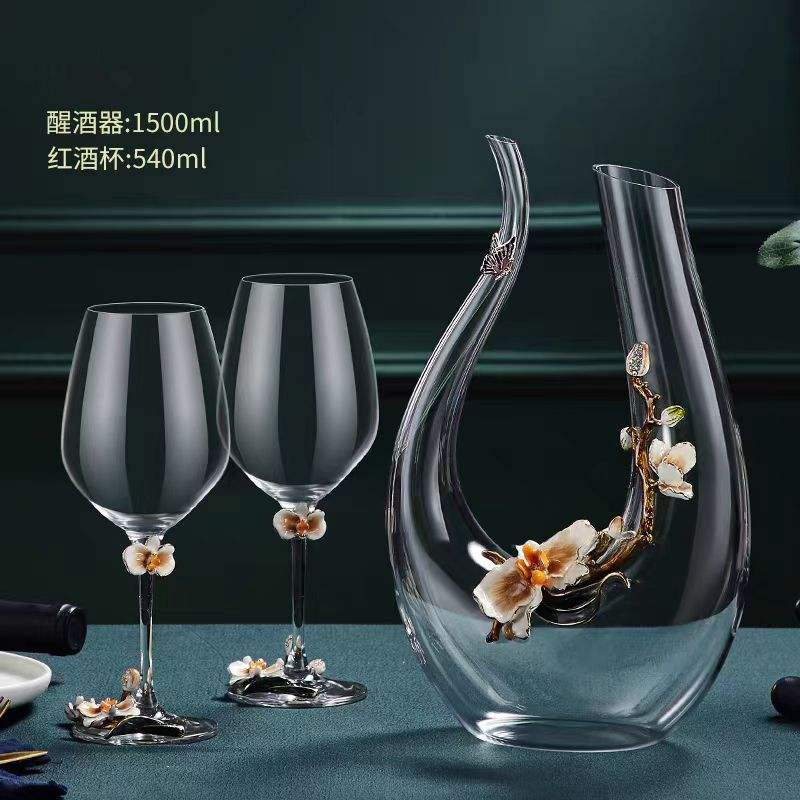 2ถ้วย + ไวน์ ducanter!