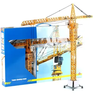 Modèle de <span class=keywords><strong>grue</strong></span> à tour à plateau plat de collection de haute qualité 1:50, modèle de <span class=keywords><strong>jouet</strong></span> en métal moulé sous pression, <span class=keywords><strong>jouet</strong></span> de <span class=keywords><strong>grue</strong></span> à tour en métal moulé sous pression pour cadeaux d'affaires - Product Image 1