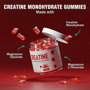 Gummies de créatine monohydrate OEM, compléments sportifs <span class=keywords><strong>pour</strong></span> améliorer la force musculaire, améliorer l'endurance, vitamines à la fraise - Product Image 2