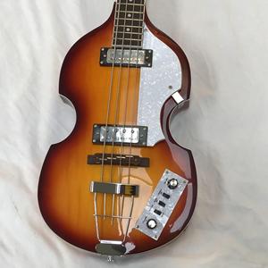 جيتار باس كهربائي BBT هوفنر بأربعة أوتار، جسم من خشب الماهوجني، عنق من خشب القيقب، لاقطات HH، 22 فرت، ظهر وجوانب من خشب الورد، لون صن بيرست، شحن سريع - Product Image 4