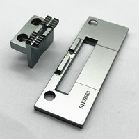 Accessoires pour machine à coudre industrielle B1109-563-000 B1613-563-000 Plaque à aiguille/DOG d'alimentation POUR Juki LU-1510N 1508N LU-563