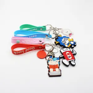 Hochwertiger Diy-PVC-Schlüsselanhänger Anime-Schlüsselanhänger Cartoon-Schlüsselanhänger Weichharz Kunst-Schlüsselanhänger Großhandel