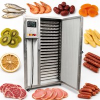 Voedsel Droogoven Commerciële Dehydrator Machine Fruit Groente 20 40 80 Roestvrijstalen Trays Heteluchtcirculatie 380V