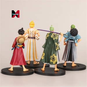 Figuras de Acción de Anime de PVC de Luffy, Zoro, <span class=keywords><strong>Vinsmoke</strong></span> Sanji y Usopp de One Piece - Product Image 2