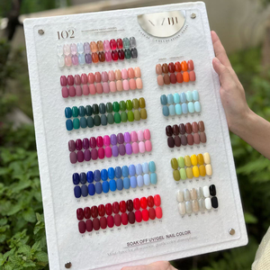 Ensemble de vernis à ongles en gel UV 102 couleurs, gel à ongles qui s'enlève en les trempant, avec panneau d'affichage pour salon professionnel - Product Image 3