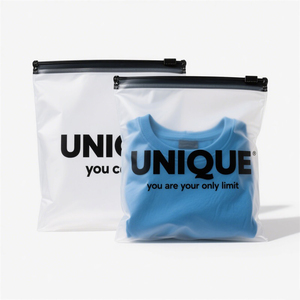 Personnalisable Logo Impression Biodégradable PBAT Curseur Ziplock Vêtements Emballage Sac pour T-shirt Chaussure Chaussette Fourrure Sous-Vêtements - Product Image 2