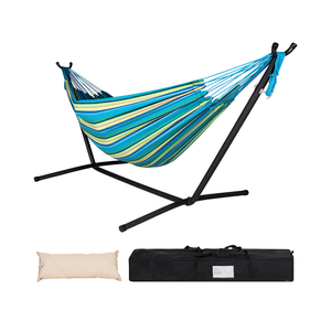 Danlong – hamac balançoire en toile de <span class=keywords><strong>camping</strong></span>-jardin, portable, avec logo personnalisé, 450 LBS, avec support de hamac réglable - Product Image 1