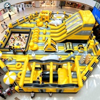 Château gonflable commercial, trampoline, piscine à balles, toboggan, équipement de terrain de jeux pour enfants, parc d'attractions
