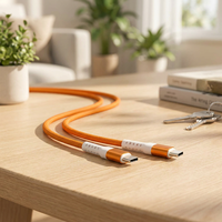Câble de charge universel KYT pour Apple 15/16-Chargeur rapide compatible USB-C à USB-C Anti-surchauffe