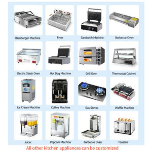 รถเทรลเลอร์ขายอาหารเคลื่อนที่แบบเคลื่อนที่ได้รถเข็นอาหารจานด่วนรถบรรทุกอาหารมีป้ายไฟ LED - Product Image 5