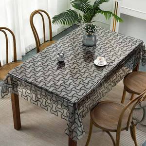 Boen مفارش المائدة البلاستيكية الشفافة بالليزر الفضي القابل للتصرف لفائف الفينيل البلاستيكية لحفلات الزفاف والحفلات - Product Image 2