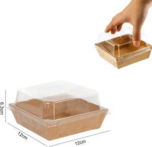 Emballage alimentaire à emporter personnalisé imprimé, 100% compostable, en fibre de paille de blé et pulpe de sucre, conteneur alimentaire jetable - Product Image 2