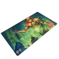 Tapis de souris de jeu pliable double face vierge en gros, avec support en caoutchouc et surface en tissu pour sublimation, presse à chaud, logo personnalisé, en stock