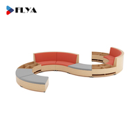 Offre Spéciale design moderne style européen rond espace public sièges de salon d'attente canapé canapé banc rond