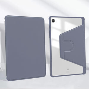 Funda transparente acrílica de rotación 360 para tableta para Samsung A11 A9 Plus S9 FE 11 A8 A7 T500 <span class=keywords><strong>S6LITE</strong></span> P620 10,4, funda protectora con tapa - Product Image 3