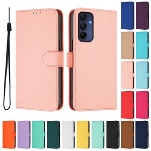 Coloré PU Portefeuille En Cuir étui pour samsung <span class=keywords><strong>Galaxy</strong></span> S25 Plus S24 Ultra S23 FE M35 5G A16 A06 A15 A14 A13 A12 A07 A17 Stand <span class=keywords><strong>Cover</strong></span> - Product Image 3