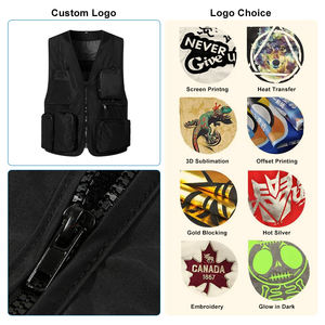 Chaleco de Seguridad Reflectante de Poliéster Impermeable con Logotipo Personalizado OEM, Chaleco de Malla de Alta Visibilidad para Trabajo de Rescate en Carretera - Product Image 3