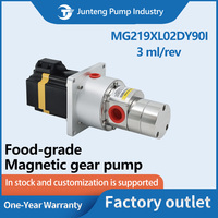 Pompe à eau propre à faible pression, résistante à la corrosion acide et alcaline, micro-pompe magnétique sans fuite Junteng pour l'industrie minière, OEM