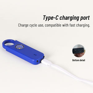 OEM wiederauf ladbare persönliche Sicherheit <span class=keywords><strong>Alarm</strong></span> Schlüssel bund Frauen Outdoor Wandern <span class=keywords><strong>Alarm</strong></span> Taschenlampe Tür Verwendung <span class=keywords><strong>Alarm</strong></span> Persönliche Sicherheit <span class=keywords><strong>Alarm</strong></span> - Product Image 6