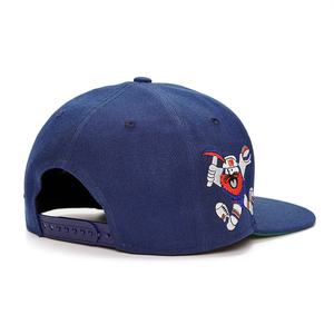 6 Panel <b>Navy</b> Blue Snapback <b>Hats</b> Custom Acrylic 3d Embroidery Caps - Product Image 5