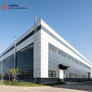 מבנה סדנה מפלדה טרומית מתקפלת, מועדפת על לקוחות, בעיצוב טכנולוגי מראש, עמידה בפני רוחות חזקות, אחריות לשנה - Product Image 6