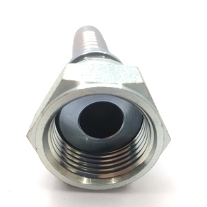 24211D ORFS 스레드 인서트 씰 R1 R2 용 여성 탄소강 유압 호스 피팅 - Product Image 2