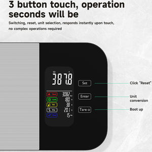 Balance de cuisine intelligente à affichage LCD 5KG/<span class=keywords><strong>1G</strong></span> en verre trempé, haute précision, avec application mobile, pour la pesée des aliments - <span class=keywords><strong>Prix</strong></span> de gros - Product Image 3