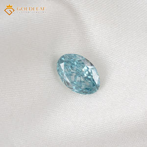 Diamante Suelto CVD Azul Intenso de IGI Goldleafgem, 2.66ct, Corte Ovalado, Cultivado en Laboratorio, VVS2, Modelo CN 20251218 para Joyería - Product Image 2