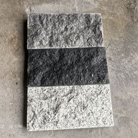 Pierre de granit naturelle taillée à la main, surface ciselée moderne, durable, pour façade de bâtiment, design graphique, garantie 3 ans