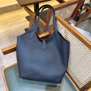 Sac fourre-tout pour femme en cuir de vachette litchi Artisan Togo, doublure entièrement en cuir, style chic parisien, pour le <span class=keywords><strong>week</strong></span>-<span class=keywords><strong>end</strong></span>, boutique européenne, fournisseurs en gros - Product Image 6