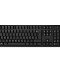Teclado de Oficina con Cable KB251 Sin Luz, Teclado Multimedia Ultrafino de Tamaño Completo para Uso en el Hogar y la Oficina