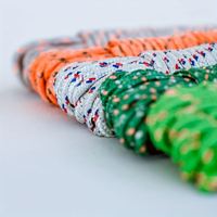 Cuerda Trenzada de Macramé de 3mm-6mm, 100% Algodón de Alta Resistencia, Ecológica, para Bolsas de Ropa, Embalaje Personalizado