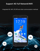 PDA robuste Android 11 avec écran tactile de 5,5 pouces, scanner de codes-barres 4G/WiFi pour la gestion des stocks en entrepôt et en vente au détail