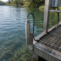 Moniteur de qualité de l'eau multiparamètres industriel JINGXIANG PH/TDS/ORP/EC/DO/CL/Turbidité avec écran LCD