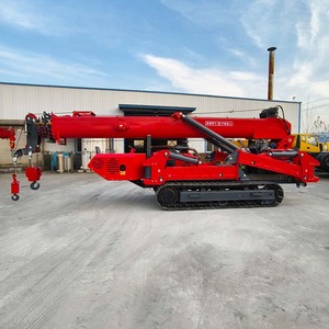 Grúa Araña de Servicio Pesado de 16 Toneladas con Pluma Telescópica, Grúa Compacta sobre Orugas para Trabajos de Construcción e Instalación - Product Image 4