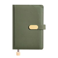 Carnet de notes A5 en PU pour bureau, avec gourde, personnalisable avec impression de logo, coffret cadeau haut de gamme