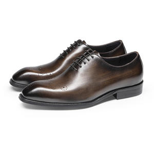Zapatos de Vestir Clásicos para Hombre, Ligeros, Transpirables, con Punta Cuadrada, Hechos a Mano, con Cordones, Formales, para Negocios, Fiestas, Oxford - Product Image 5