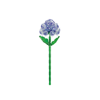 Juego de Bloques de Construcción de Flores, Planta en Maceta con Caja de Regalo, Juego de Ladrillos MOC, Juegos de Bricolaje Educativos para Niños, Juguetes 8735