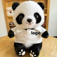 Peluche Panda Mignonne, Poupée Personnalisée Chengdu, Cadeau d'Entreprise, Coton PP, 31cm-50cm, Logo